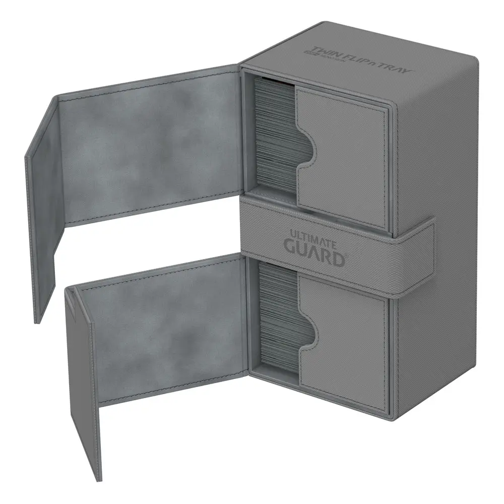 Ultimate Guard Twin Flip´n´Tray Deck Case 200+ Standard Size XenoSkin Grey termékfotó