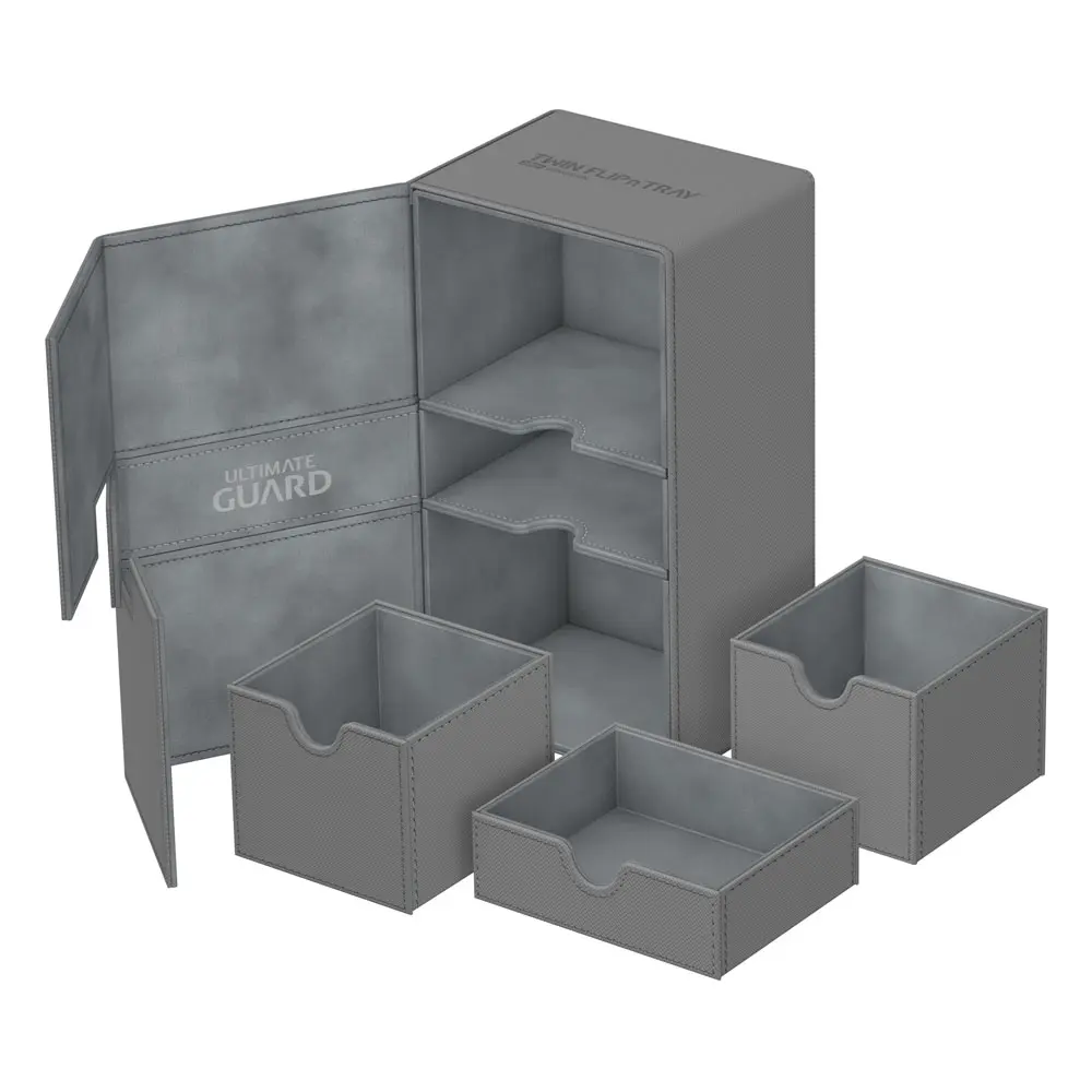 Ultimate Guard Twin Flip´n´Tray Deck Case 200+ Standard Size XenoSkin Grey termékfotó