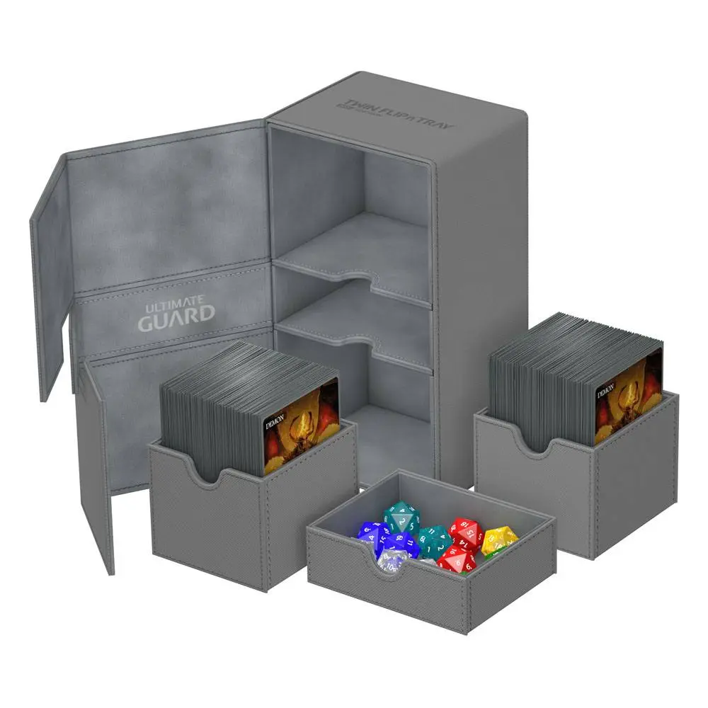 Ultimate Guard Twin Flip´n´Tray Deck Case 200+ Standard Size XenoSkin Grey termékfotó