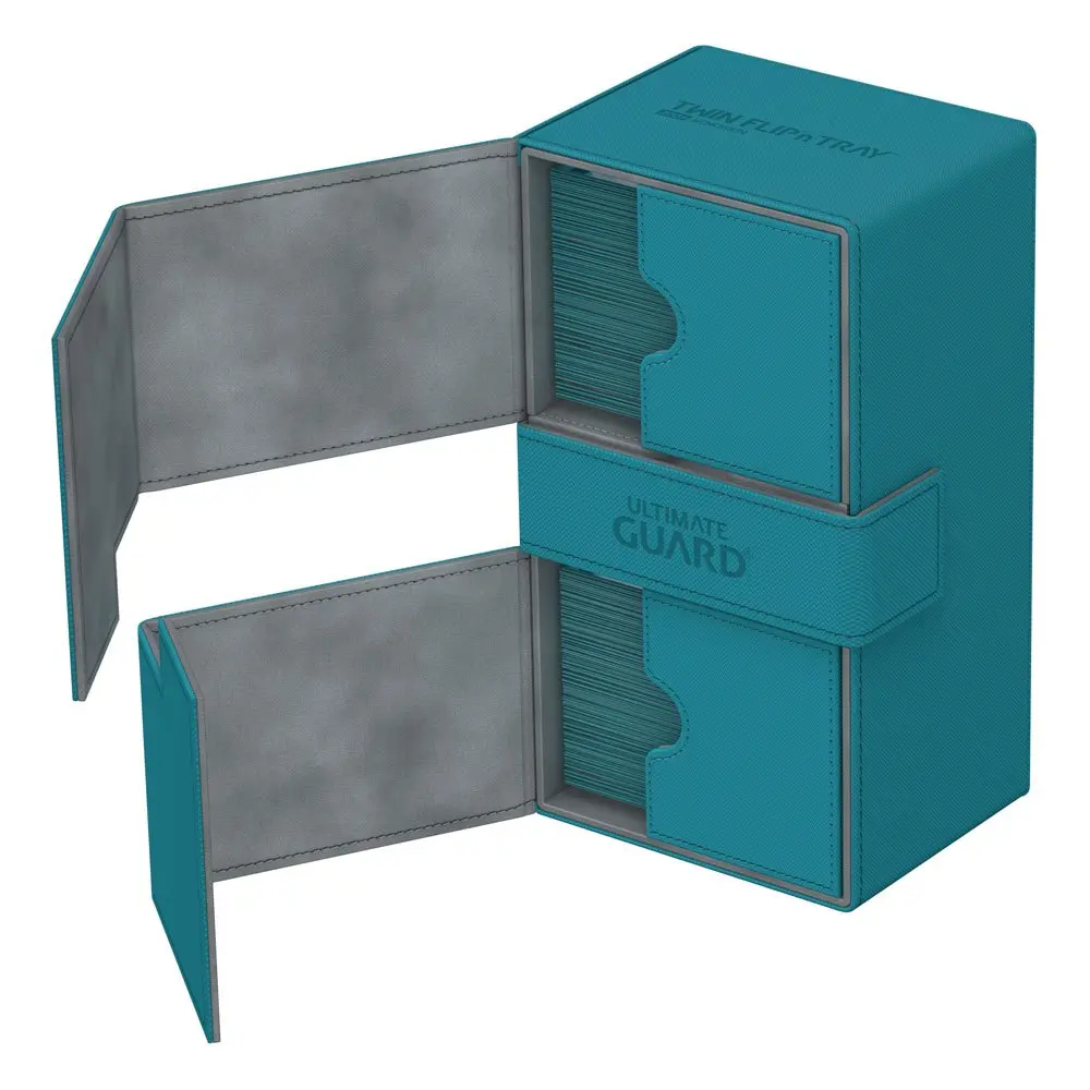 Ultimate Guard Twin Flip´n´Tray Deck Case 200+ Standard Size XenoSkin Petrol Blue termékfotó