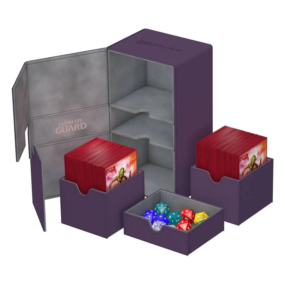 Ultimate Guard Twin Flip´n´Tray Deck Case 200+ Standard Size XenoSkin Purple termékfotó