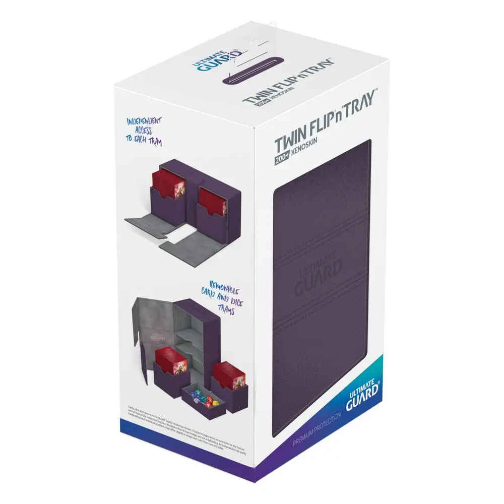 Ultimate Guard Twin Flip´n´Tray Deck Case 200+ Standard Size XenoSkin Purple termékfotó