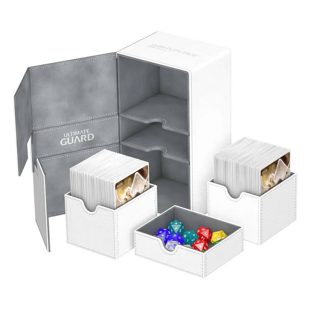 Ultimate Guard Twin Flip´n´Tray Deck Case 200+ Standard Size XenoSkin White termékfotó