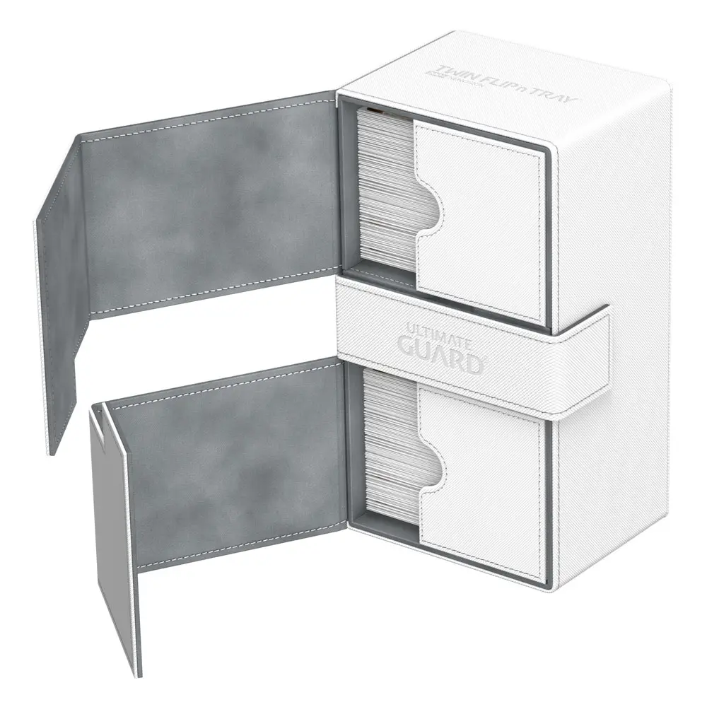 Ultimate Guard Twin Flip´n´Tray Deck Case 200+ Standard Size XenoSkin White termékfotó