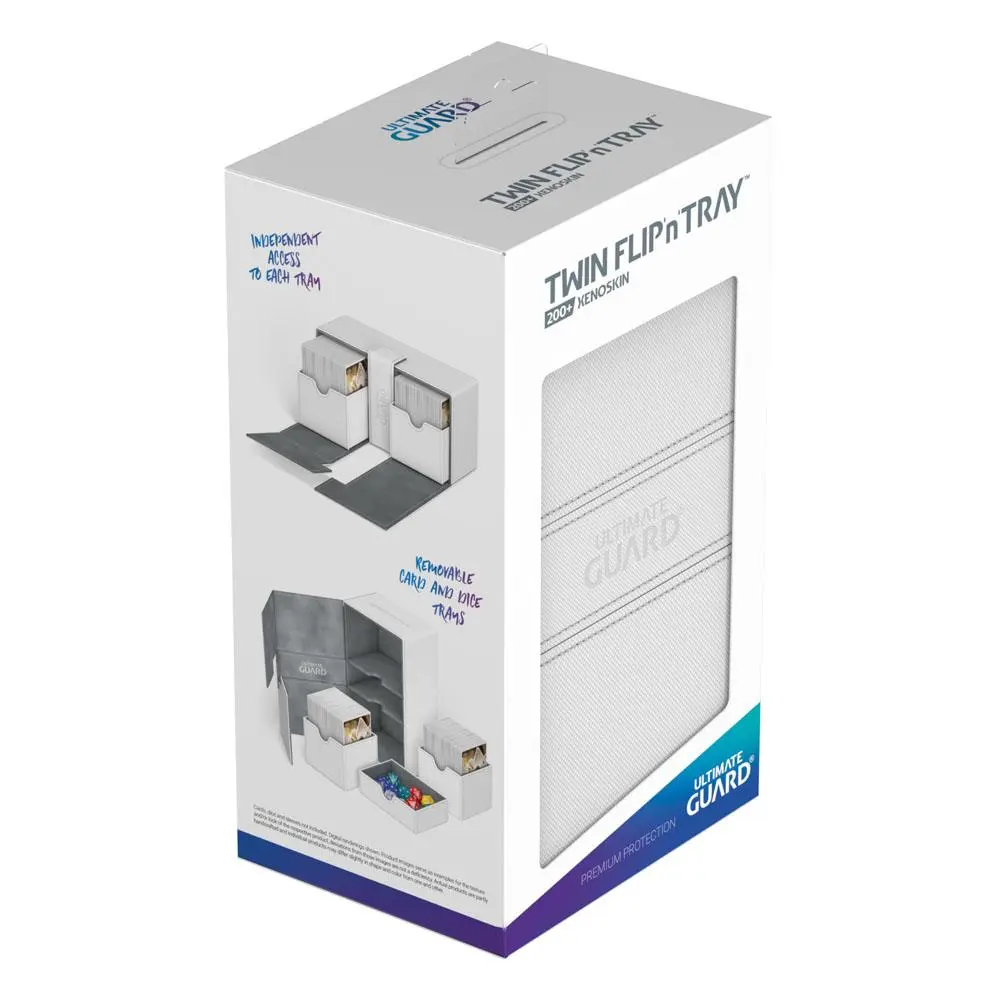 Ultimate Guard Twin Flip´n´Tray Deck Case 200+ Standard Size XenoSkin White termékfotó