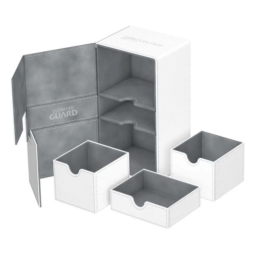 Ultimate Guard Twin Flip´n´Tray Deck Case 200+ Standard Size XenoSkin White termékfotó