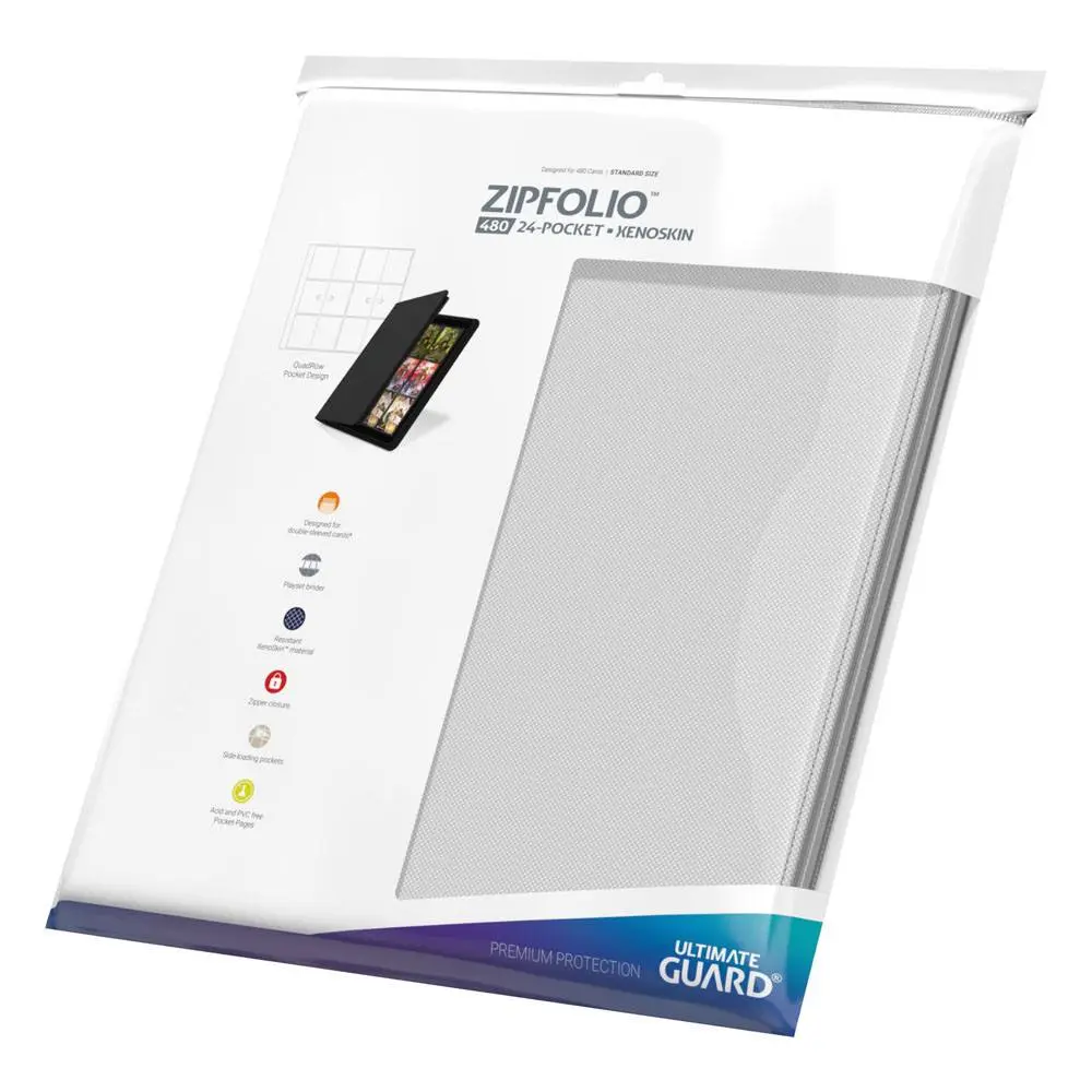 Ultimate Guard Zipfolio 480 - 24-Pocket XenoSkin (Quadrow) - White termékfotó