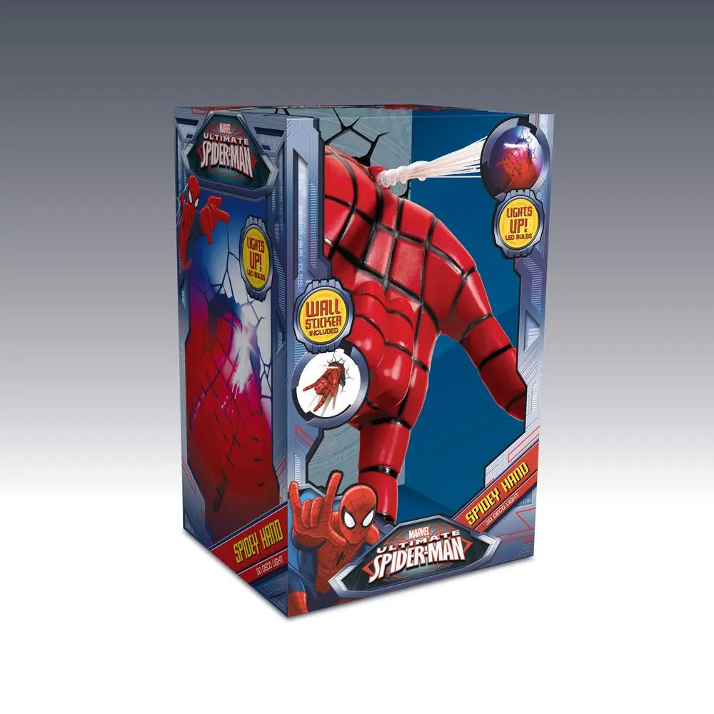 Ultimate Spider-Man 3D LED Light Spider-Man Hand termékfotó