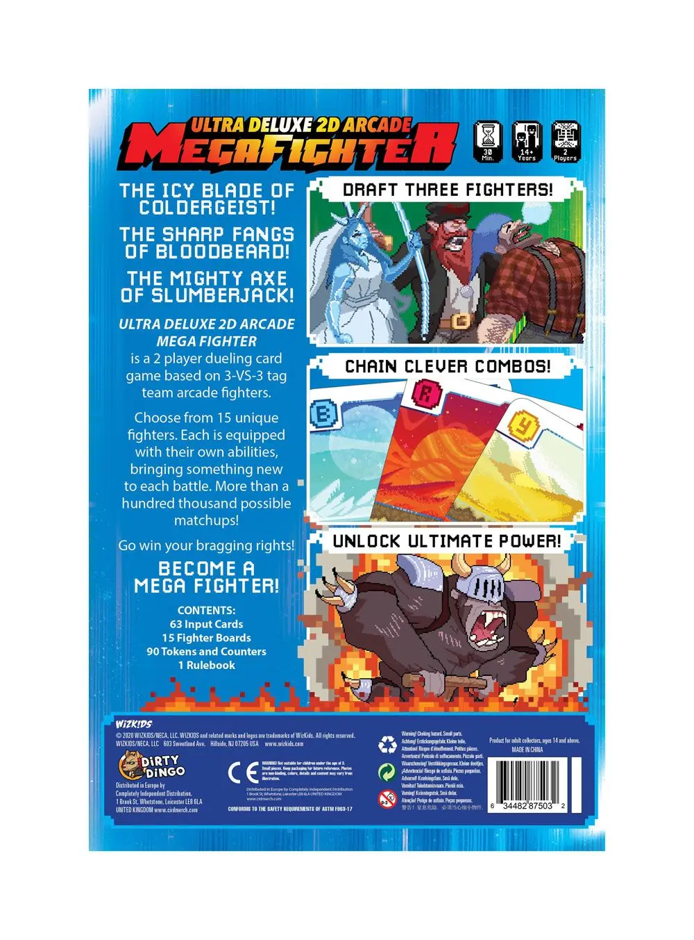 Ultra Deluxe 2D Arcade Mega Fighter Angol nyelvű kártyajáték termékfotó