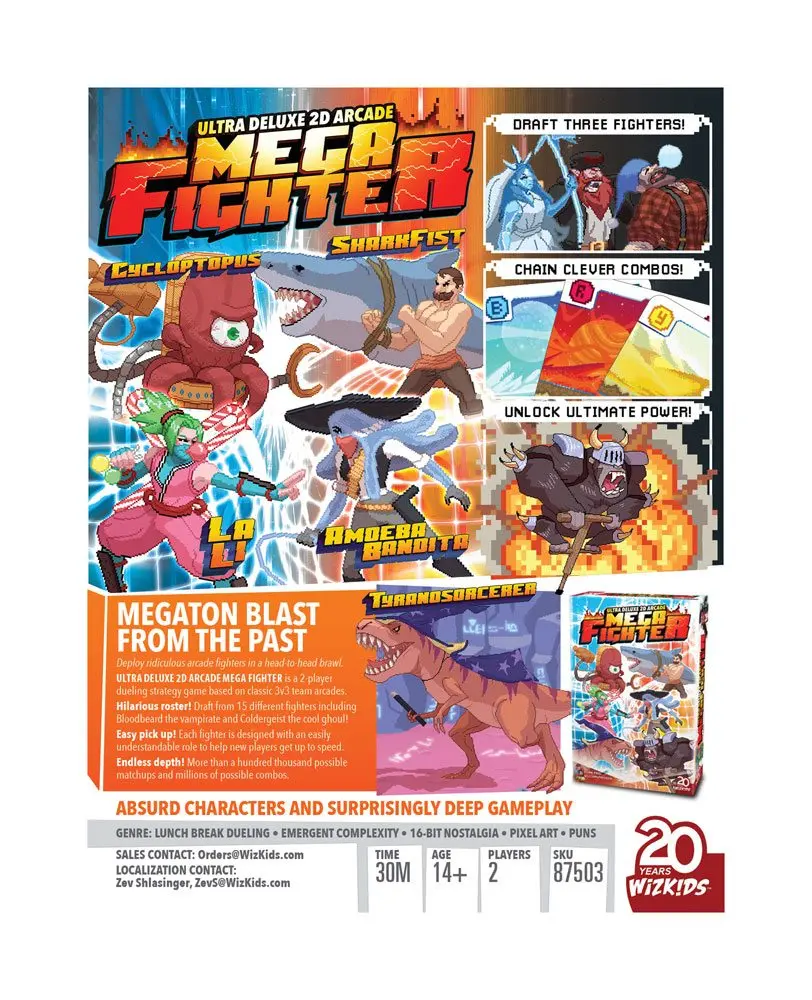 Ultra Deluxe 2D Arcade Mega Fighter Angol nyelvű kártyajáték termékfotó