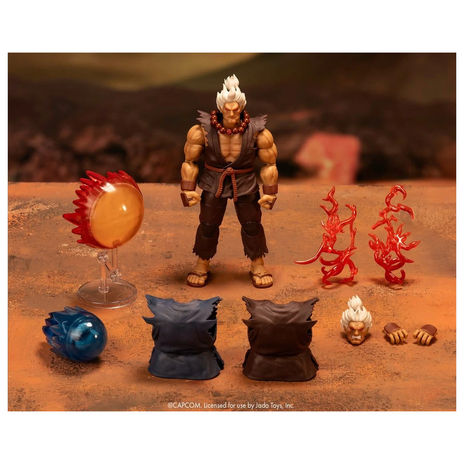 Ultra Street Fighter II: The Final Challengers Akuma Deluxe 1/12 akciófigura 15 cm termékfotó