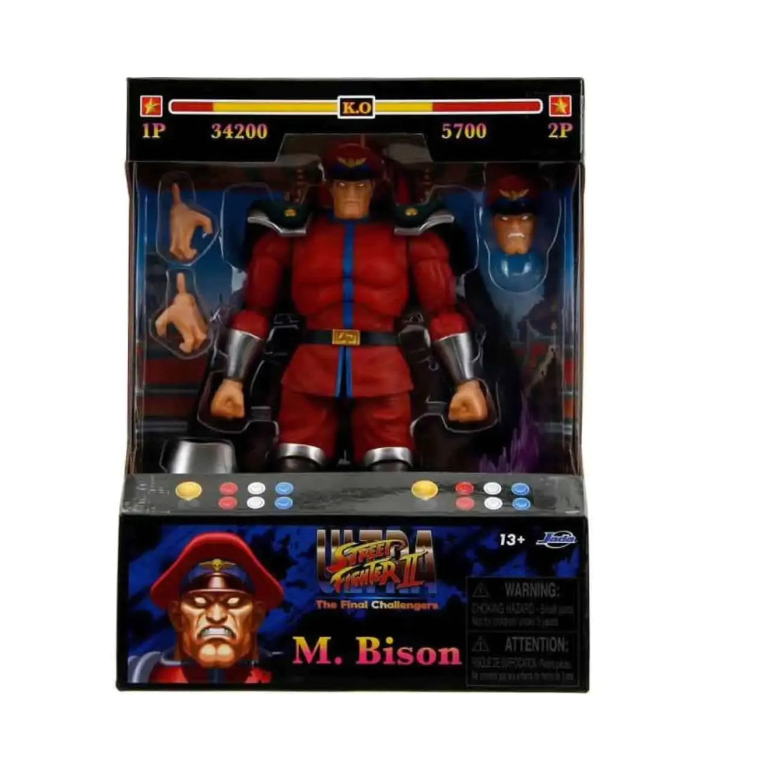 Ultra Street Fighter II: The Final Challengers 1/12 Bison akciófigura 15 cm termékfotó