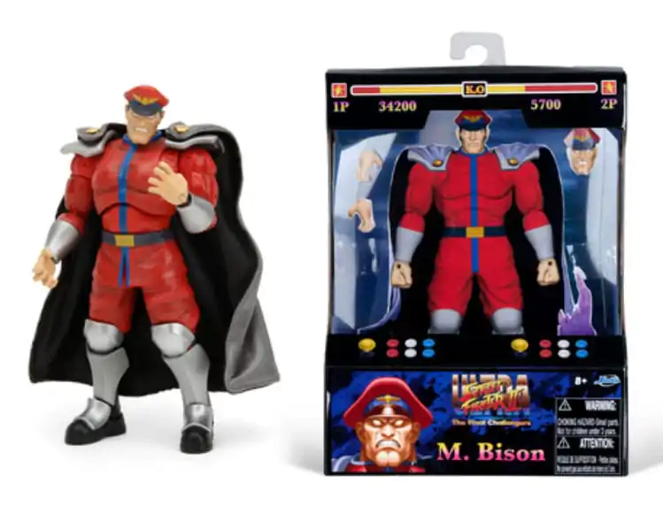 Ultra Street Fighter II: The Final Challengers Action Figure 1/12 Bison 15 cm termékfotó