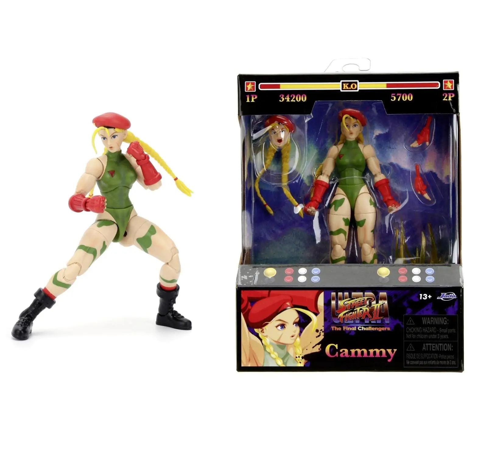 Ultra Street Fighter II: The Final Challengers 1/12 Cammy akciófigura 15 cm termékfotó