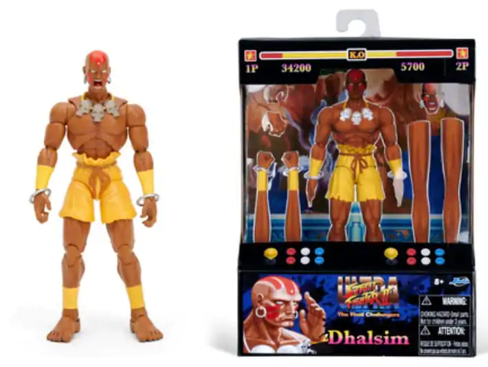 Ultra Street Fighter II: The Final Challengers Action Figure 1/12 Dhalsim 15 cm termékfotó