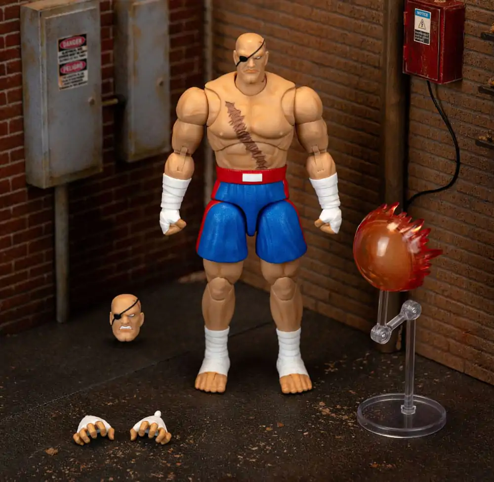 Ultra Street Fighter II: The Final Challengers 1/12 Sagat akciófigura 19 cm termékfotó