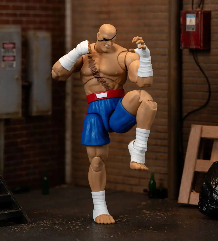 Ultra Street Fighter II: The Final Challengers 1/12 Sagat akciófigura 19 cm termékfotó