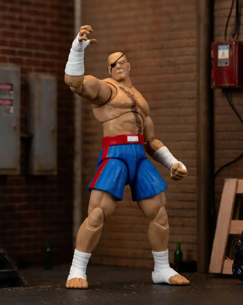 Ultra Street Fighter II: The Final Challengers 1/12 Sagat akciófigura 19 cm termékfotó