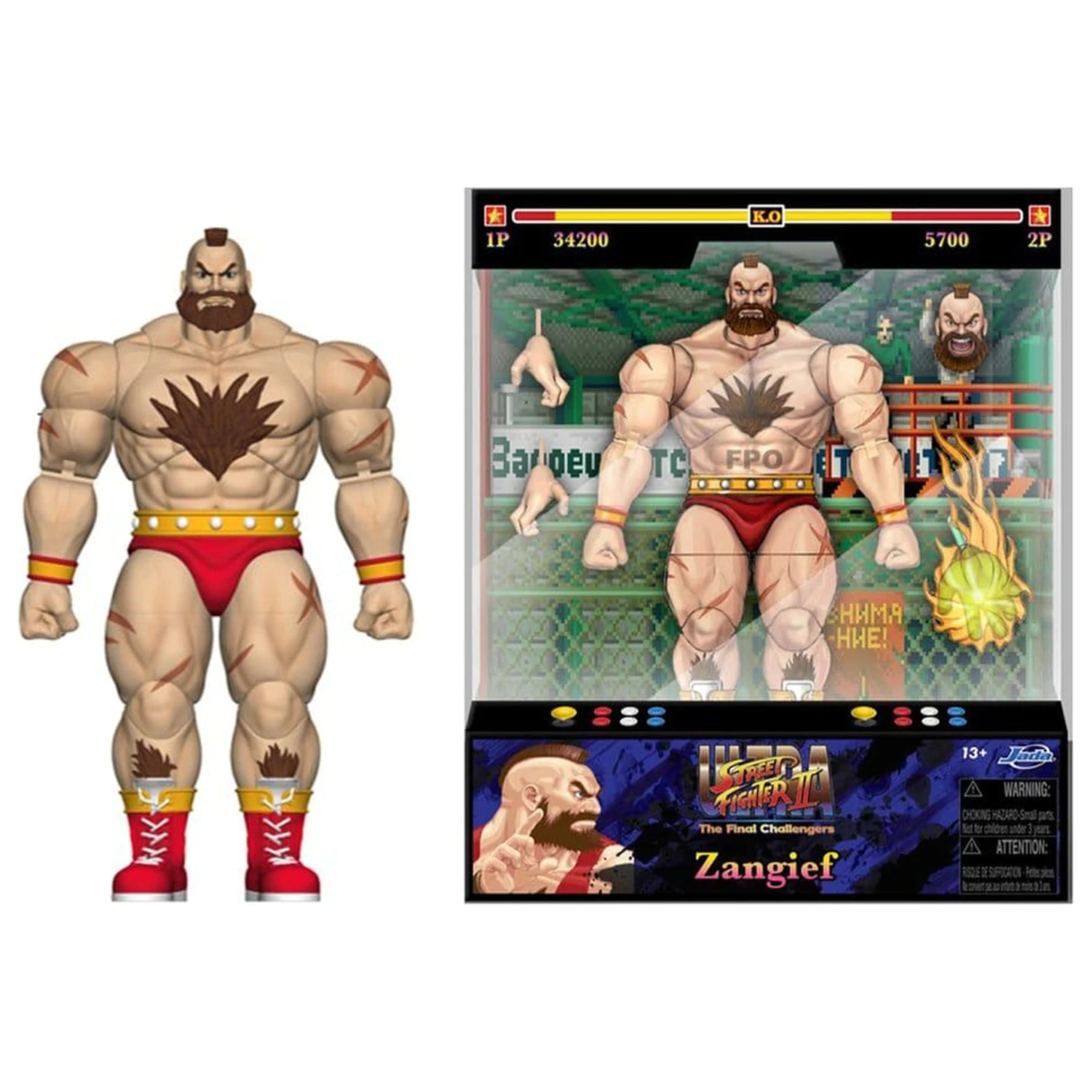 Ultra Street Fighter II: The Final Challengers 1/12 Zangief akciófigura 18 cm    termékfotó