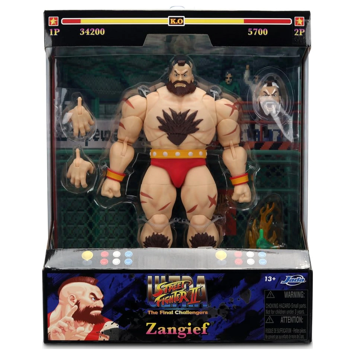 Ultra Street Fighter II: The Final Challengers 1/12 Zangief akciófigura 18 cm    termékfotó