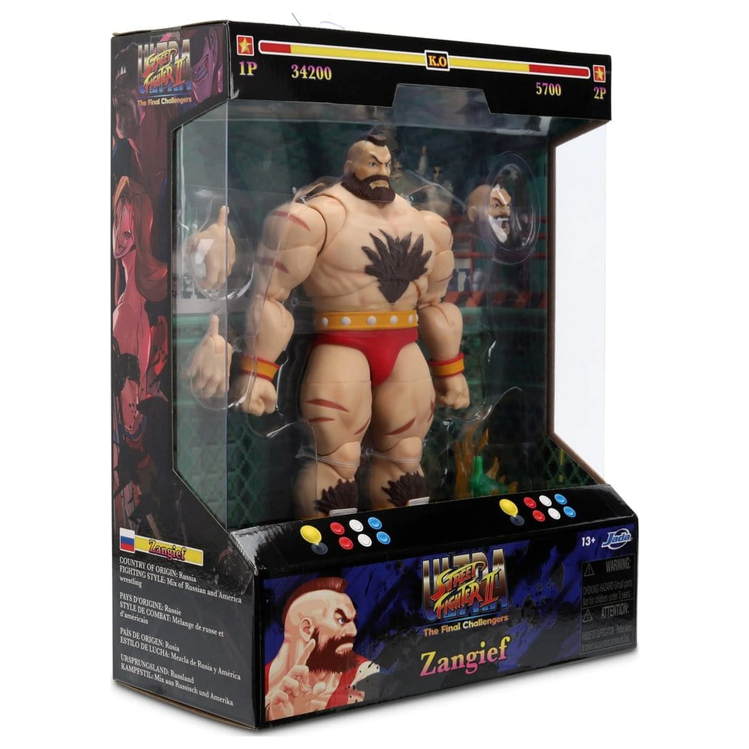 Ultra Street Fighter II: The Final Challengers 1/12 Zangief akciófigura 18 cm    termékfotó