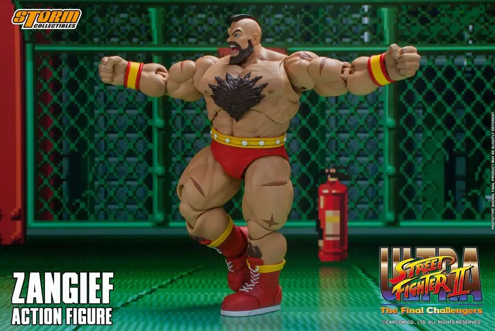 Ultra Street Fighter II: The Final Challengers 1/12 Zangief akciófigura 19 cm termékfotó