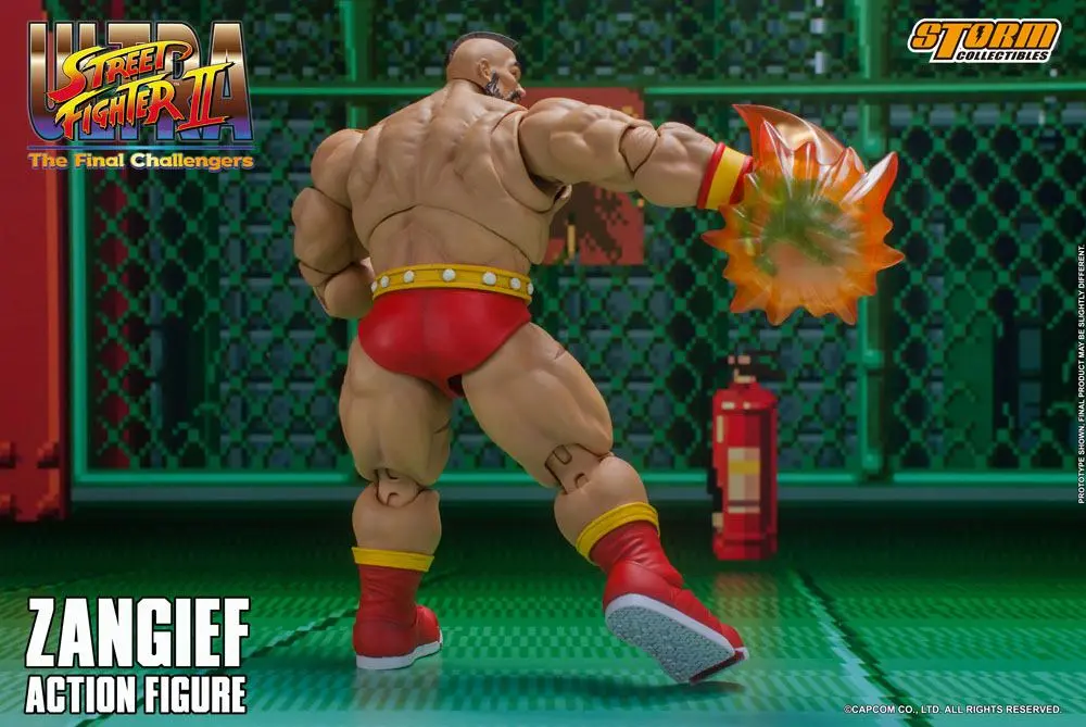 Ultra Street Fighter II: The Final Challengers 1/12 Zangief akciófigura 19 cm termékfotó