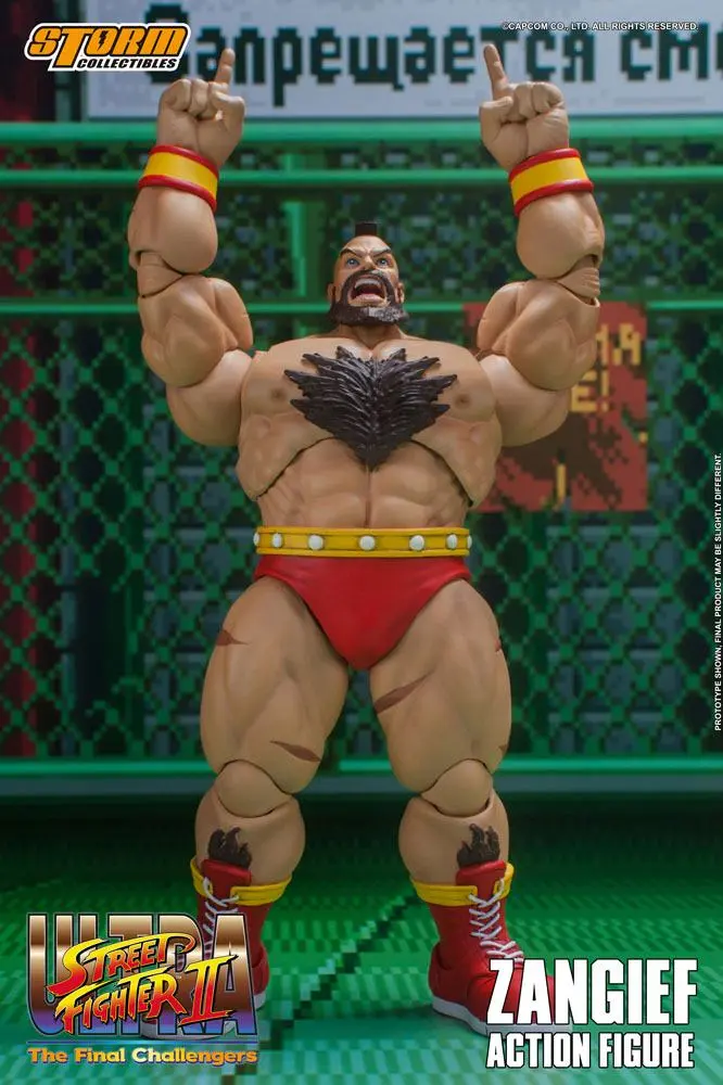 Ultra Street Fighter II: The Final Challengers 1/12 Zangief akciófigura 19 cm termékfotó
