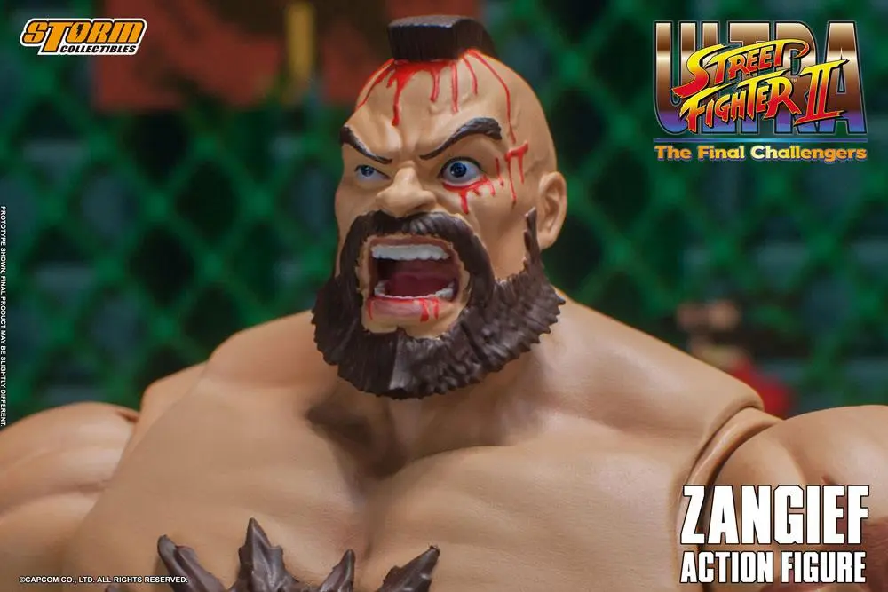 Ultra Street Fighter II: The Final Challengers 1/12 Zangief akciófigura 19 cm termékfotó