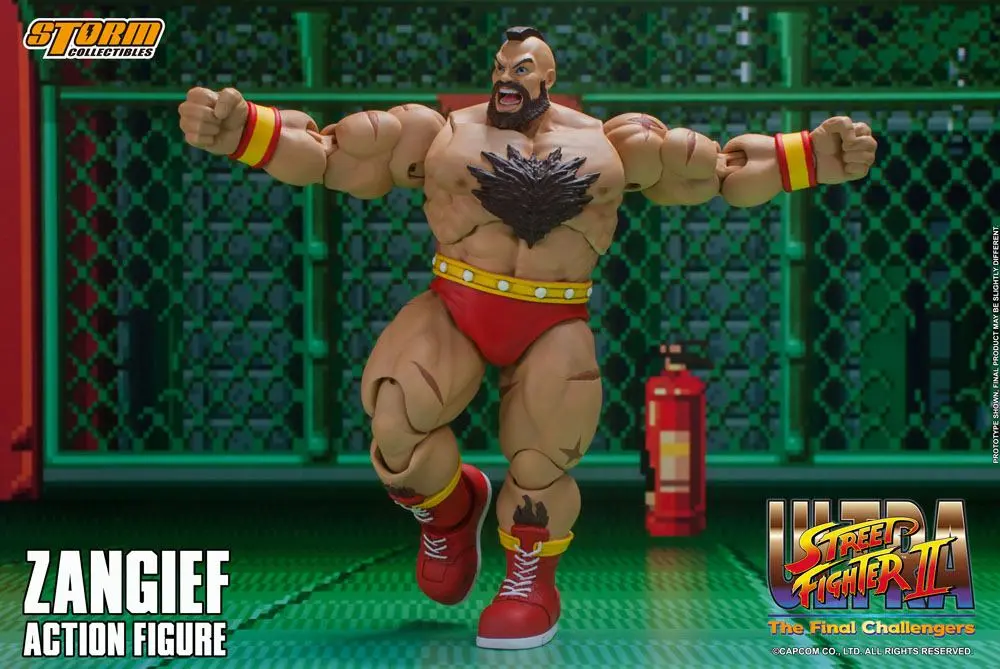 Ultra Street Fighter II: The Final Challengers 1/12 Zangief akciófigura 19 cm termékfotó
