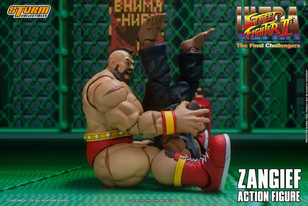 Ultra Street Fighter II: The Final Challengers 1/12 Zangief akciófigura 19 cm termékfotó