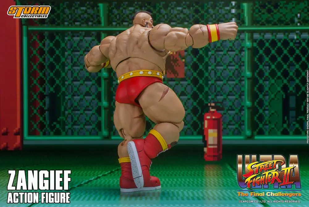 Ultra Street Fighter II: The Final Challengers 1/12 Zangief akciófigura 19 cm termékfotó