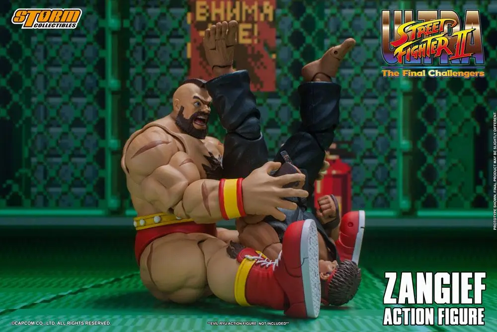 Ultra Street Fighter II: The Final Challengers 1/12 Zangief akciófigura 19 cm termékfotó