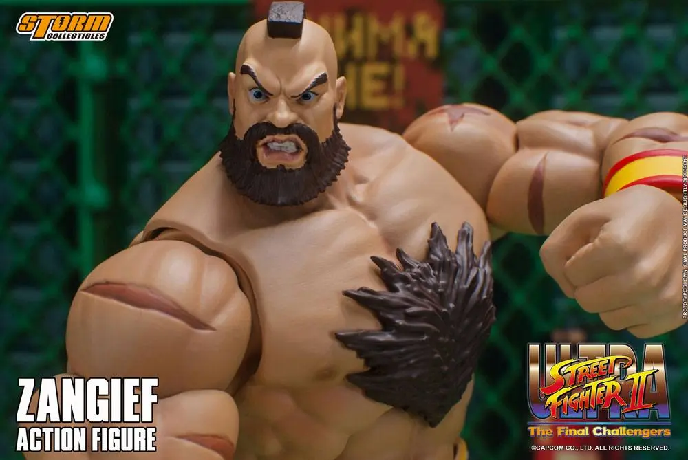 Ultra Street Fighter II: The Final Challengers 1/12 Zangief akciófigura 19 cm termékfotó