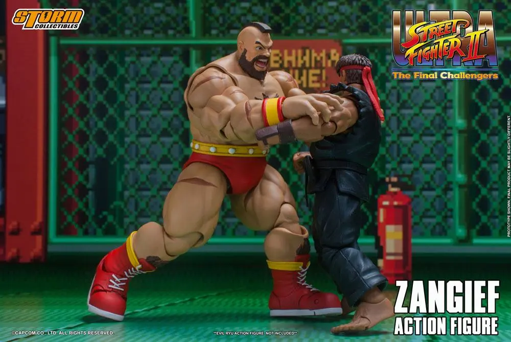 Ultra Street Fighter II: The Final Challengers 1/12 Zangief akciófigura 19 cm termékfotó
