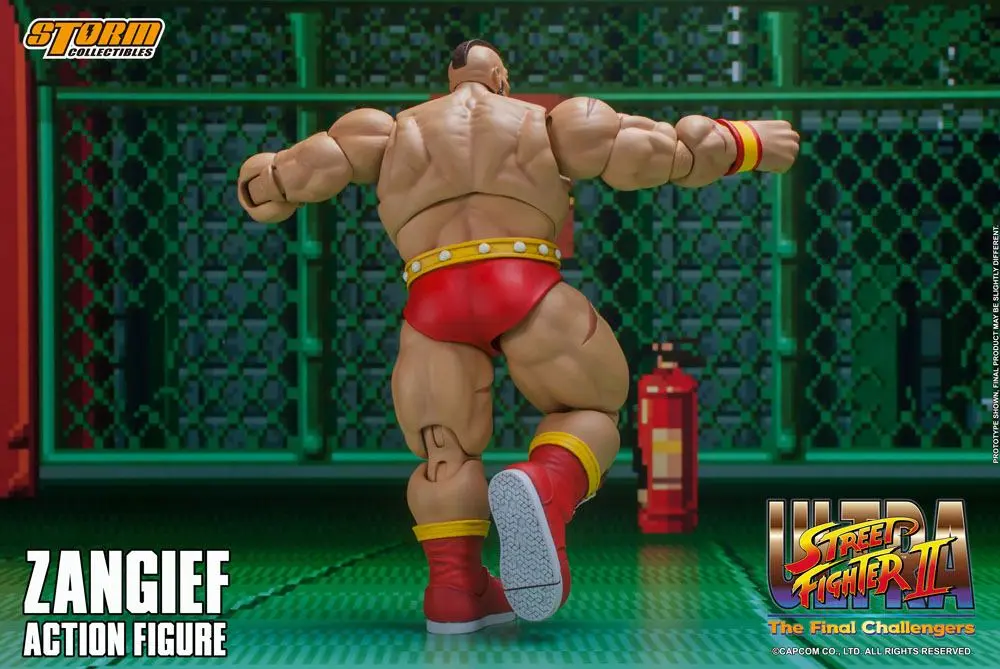 Ultra Street Fighter II: The Final Challengers 1/12 Zangief akciófigura 19 cm termékfotó
