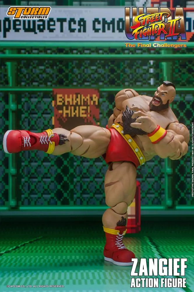 Ultra Street Fighter II: The Final Challengers 1/12 Zangief akciófigura 19 cm termékfotó