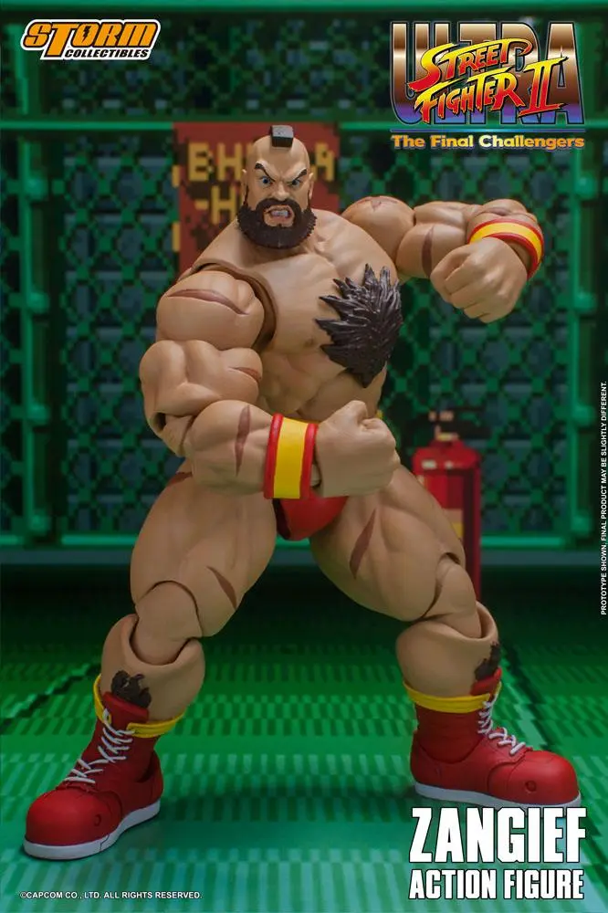 Ultra Street Fighter II: The Final Challengers 1/12 Zangief akciófigura 19 cm termékfotó