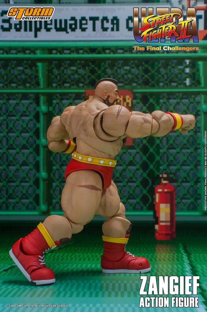 Ultra Street Fighter II: The Final Challengers 1/12 Zangief akciófigura 19 cm termékfotó