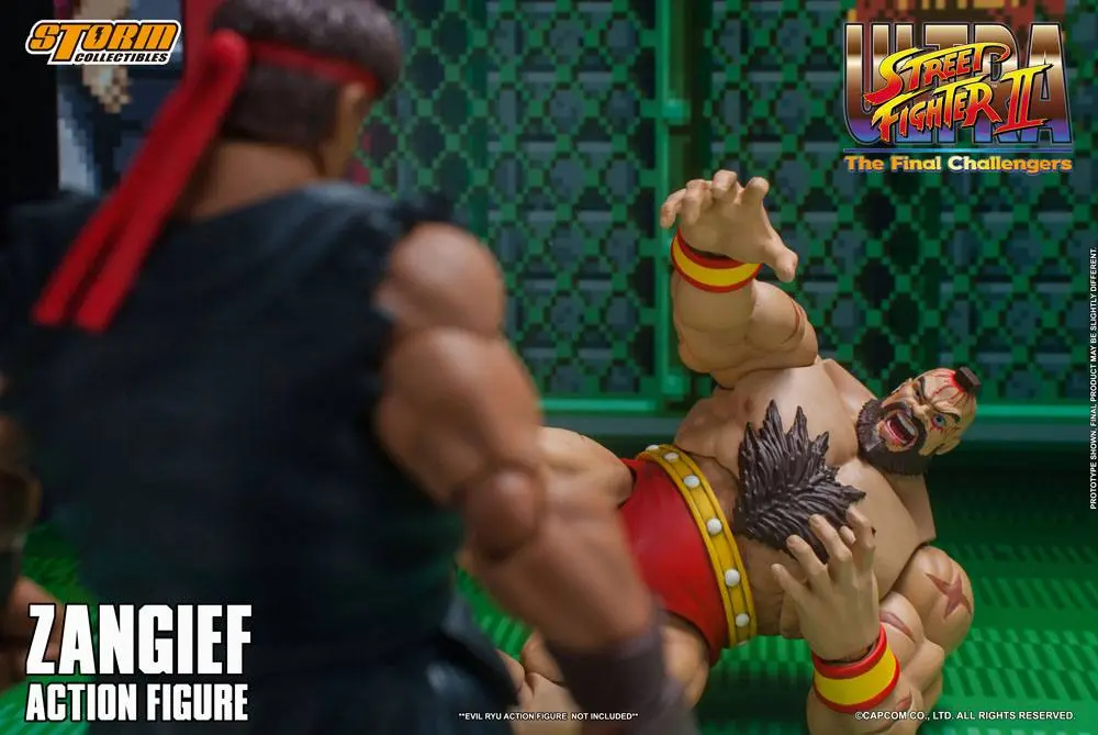 Ultra Street Fighter II: The Final Challengers 1/12 Zangief akciófigura 19 cm termékfotó