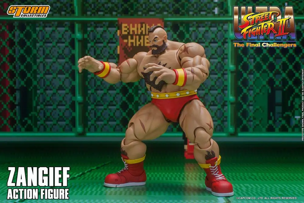 Ultra Street Fighter II: The Final Challengers 1/12 Zangief akciófigura 19 cm termékfotó