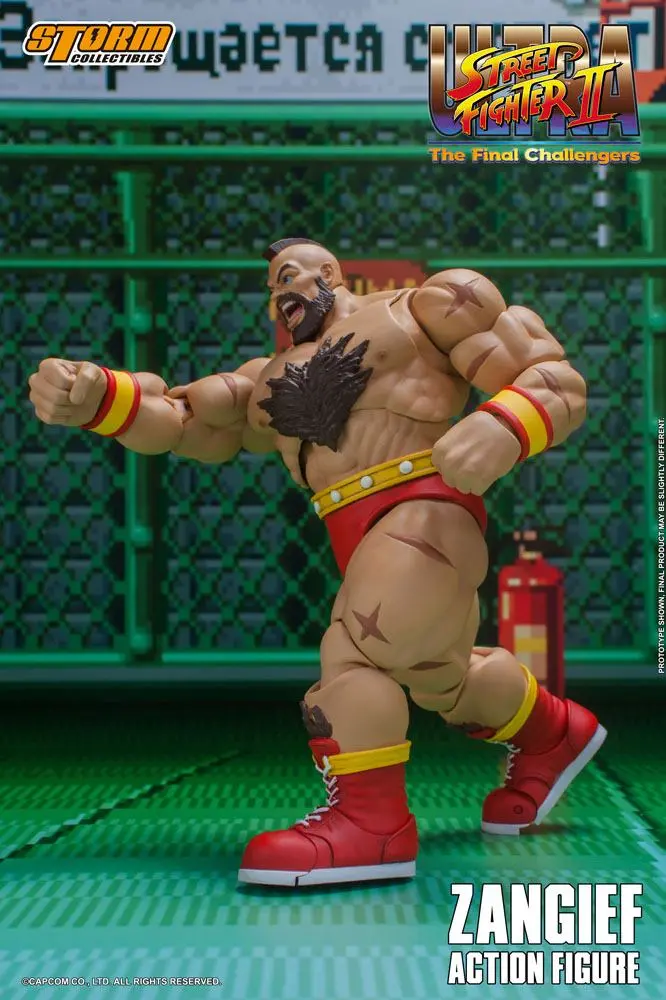 Ultra Street Fighter II: The Final Challengers 1/12 Zangief akciófigura 19 cm termékfotó