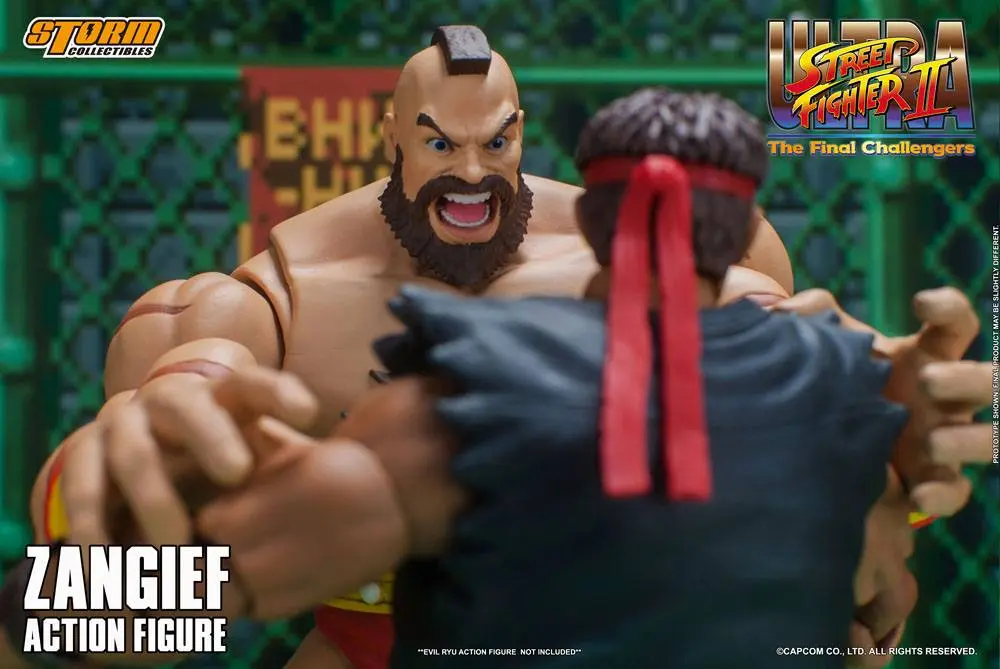 Ultra Street Fighter II: The Final Challengers 1/12 Zangief akciófigura 19 cm termékfotó
