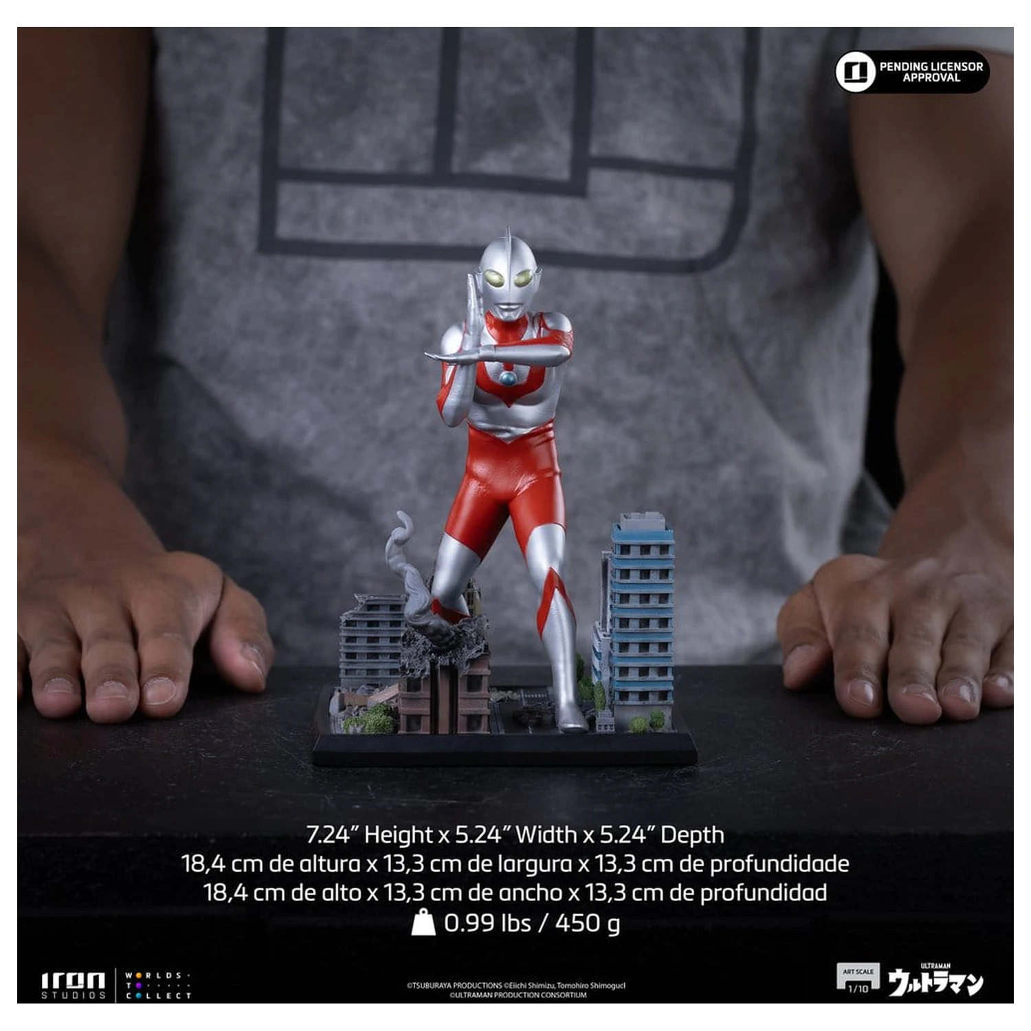 Ultraman Art Scale 1/10 Ultraman szobor figura 18 cm termékfotó