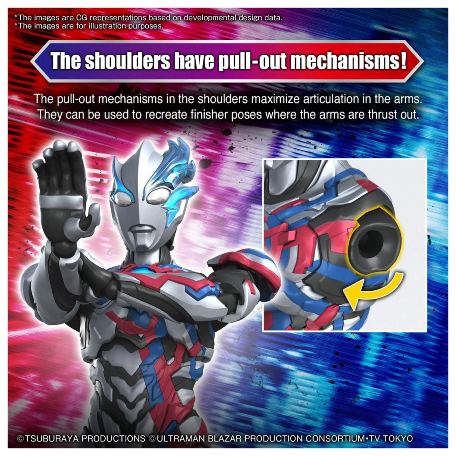 Ultraman figura-Rise Standard Ultraman Blazar modell készlet termékfotó
