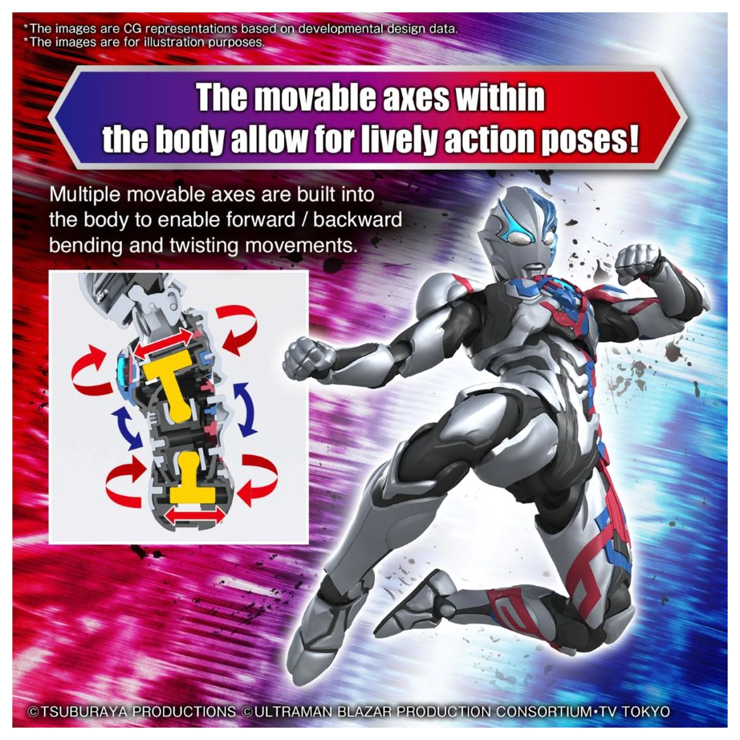 Ultraman figura-Rise Standard Ultraman Blazar modell készlet termékfotó