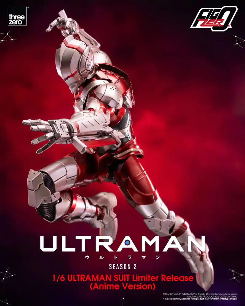 Ultraman FigZero 1/6 Ultraman Suit (Anime Version) Limited Release akciófigura 31 cm termékfotó