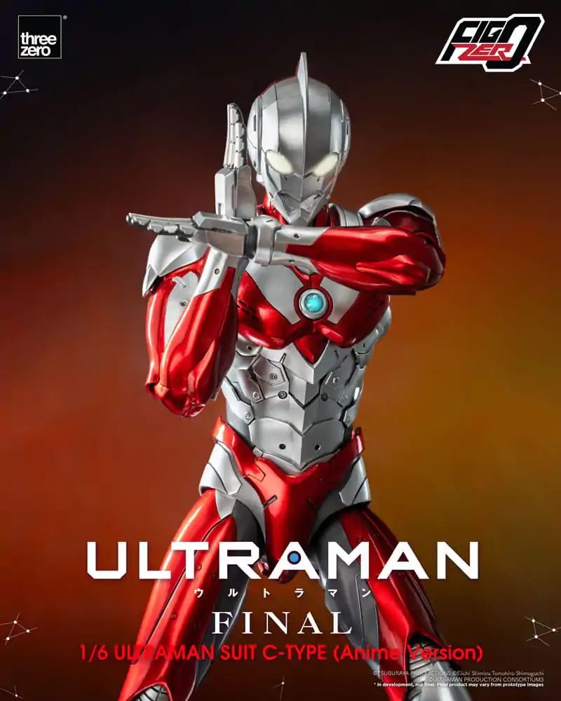 Ultraman FigZero Action Figure 1/6 Ultraman Suit C-Type (Anime Version) 31 cm termékfotó