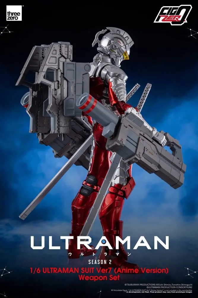 Ultraman FigZero 1/6 Ultraman Suit Ver 7 (Anime Version) Weapon Set termékfotó
