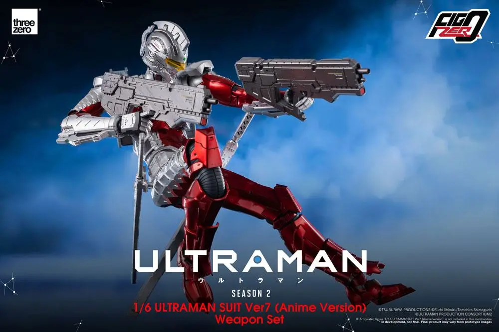 Ultraman FigZero 1/6 Ultraman Suit Ver 7 (Anime Version) Weapon Set termékfotó